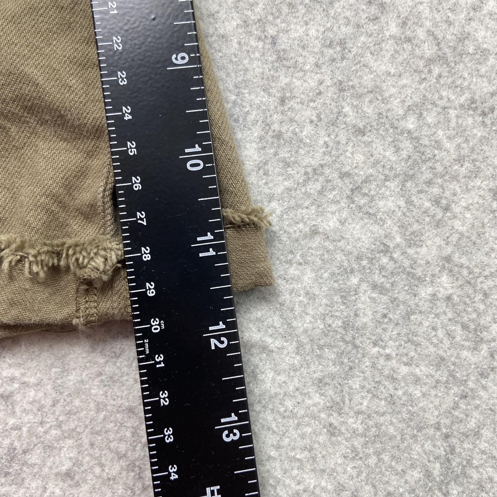 Rag & Bone Jean Shorts Womens 28 (32x2) Light Olive Green Cutoff Frayed - Picture 4 of 16
